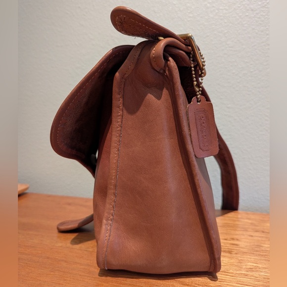 Vintage Coach Bonnie Cashin Large Courier Pouch in British Tan - Style 8920 - Picture 8 of 15